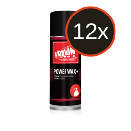 12x VROOAM Powerwax+, Reiniger, Wachs, Glanz, Sprühdose, 400 ml
