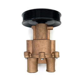 Raw water cooling pump with multi belt pulley suitable as replacement for MERCURY 46-8M0139995 46-862914T10